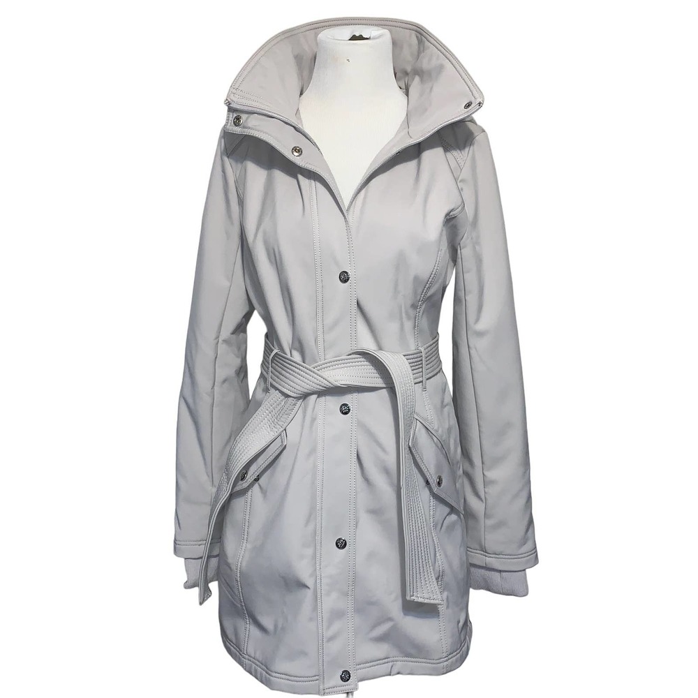 Jessica Simpson Gray Raincoat Jacket